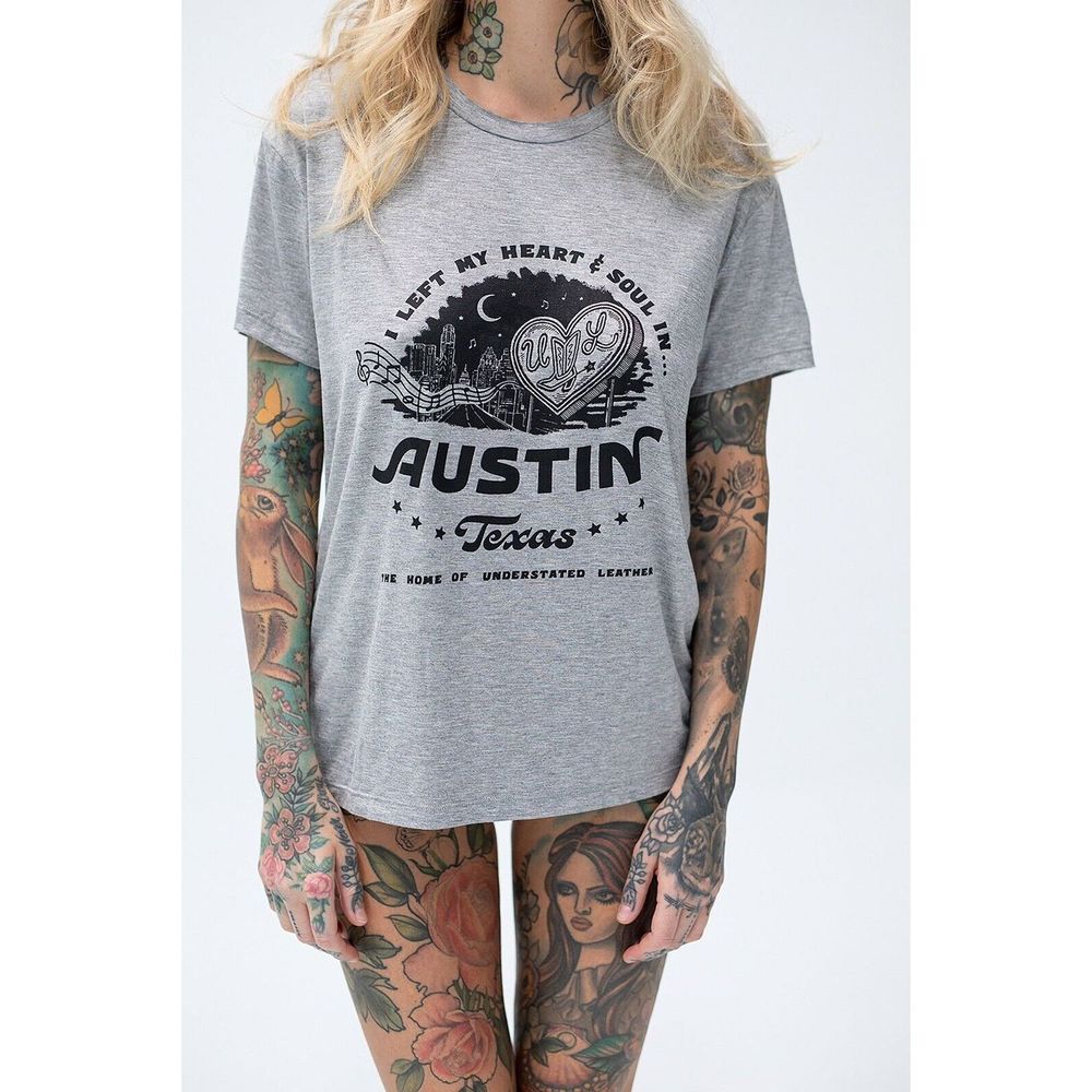 NEW Understated HEART & SOUL OVERSIZED TEE Size S